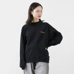 Raglan Sleeve Back Print Pullover Sweatshirt,Black, swatch