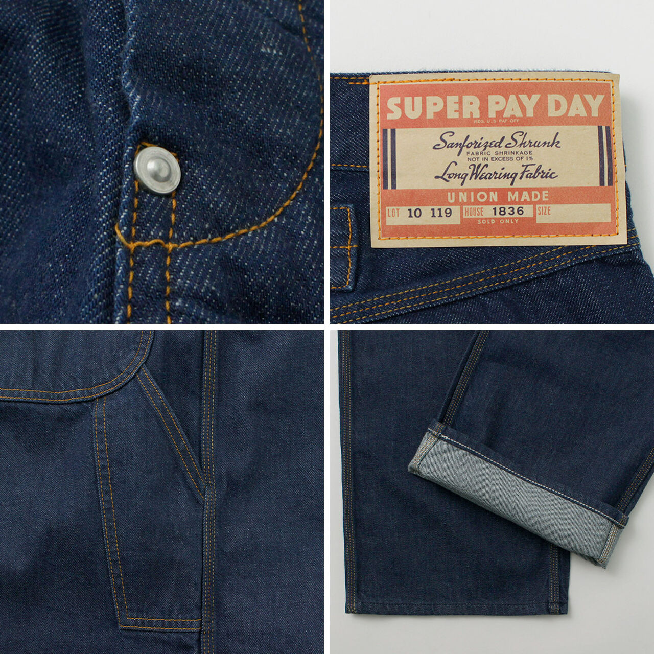 30's Model Super Payday Vintage Pants,, large image number 16