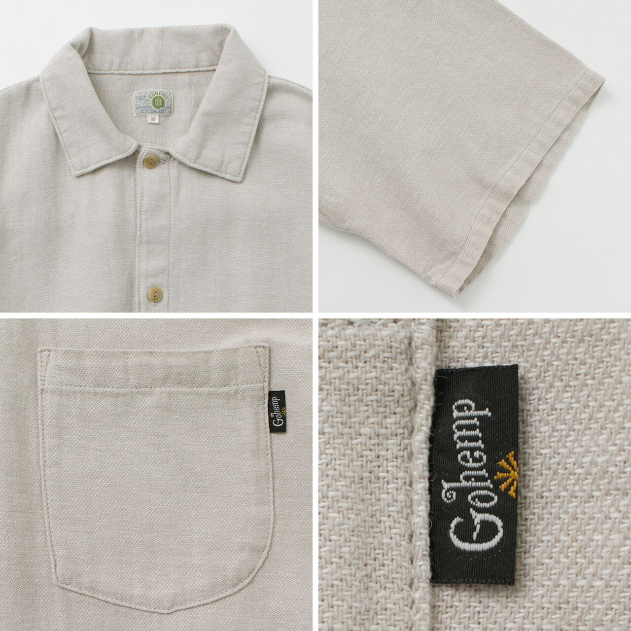 Greenhill Shirt Hemp Cotton Broken Twill,, large image number 13