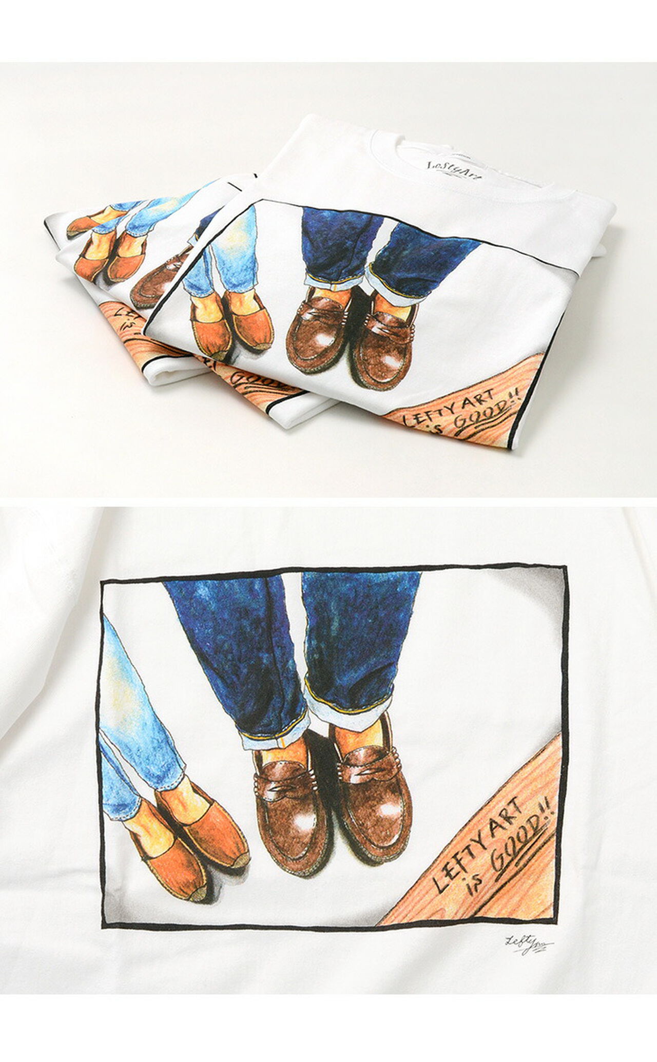 Pair of shoes T-shirt/Short sleeves,, large image number 4