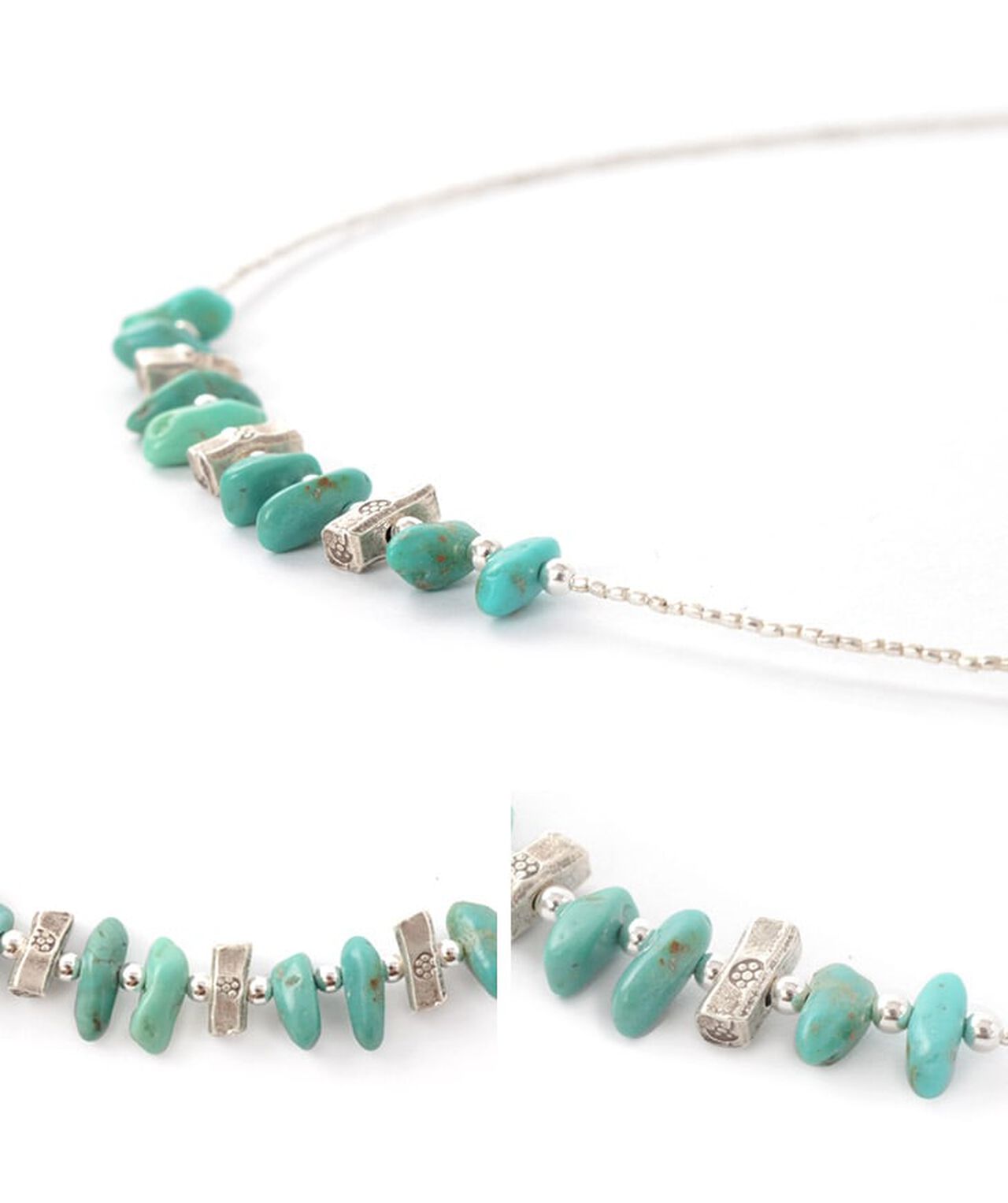 Turquoise Tiny Beads Necklace,, large image number 3