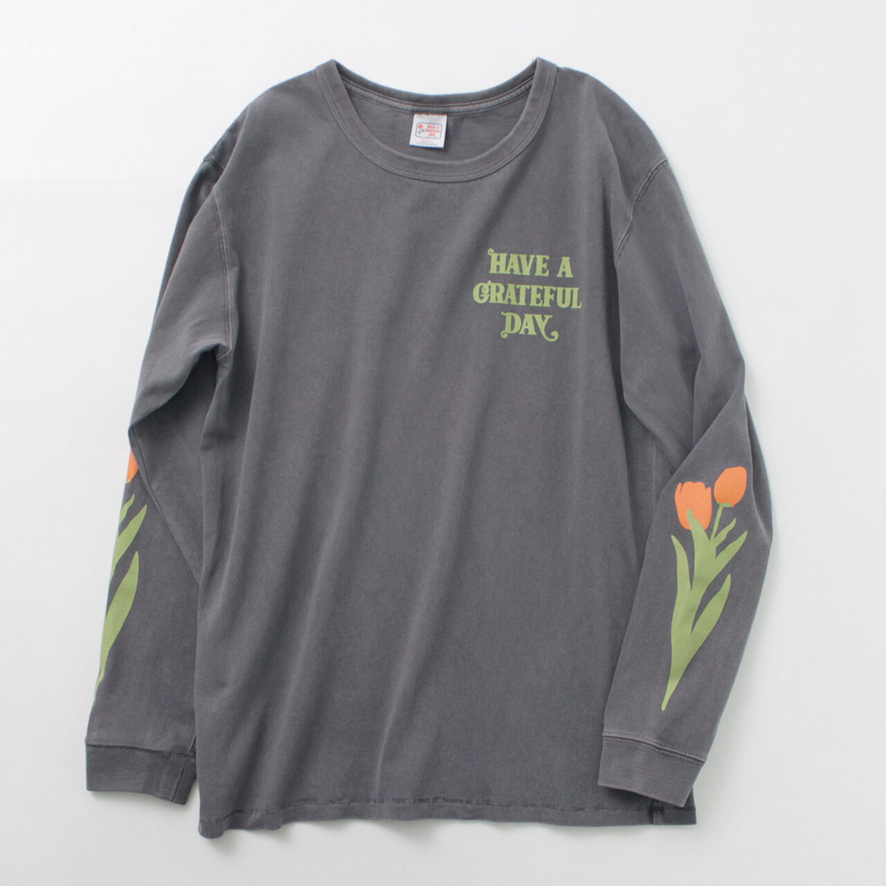 Special order Tulip & Logo Long Sleeve T-shirt,, large image number 7