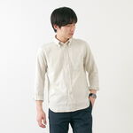 White Stripe Classic Button-Down Shirt,Grey, swatch