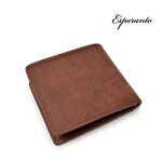ESP-6209 Pueblo leather short wallet,Brown, swatch