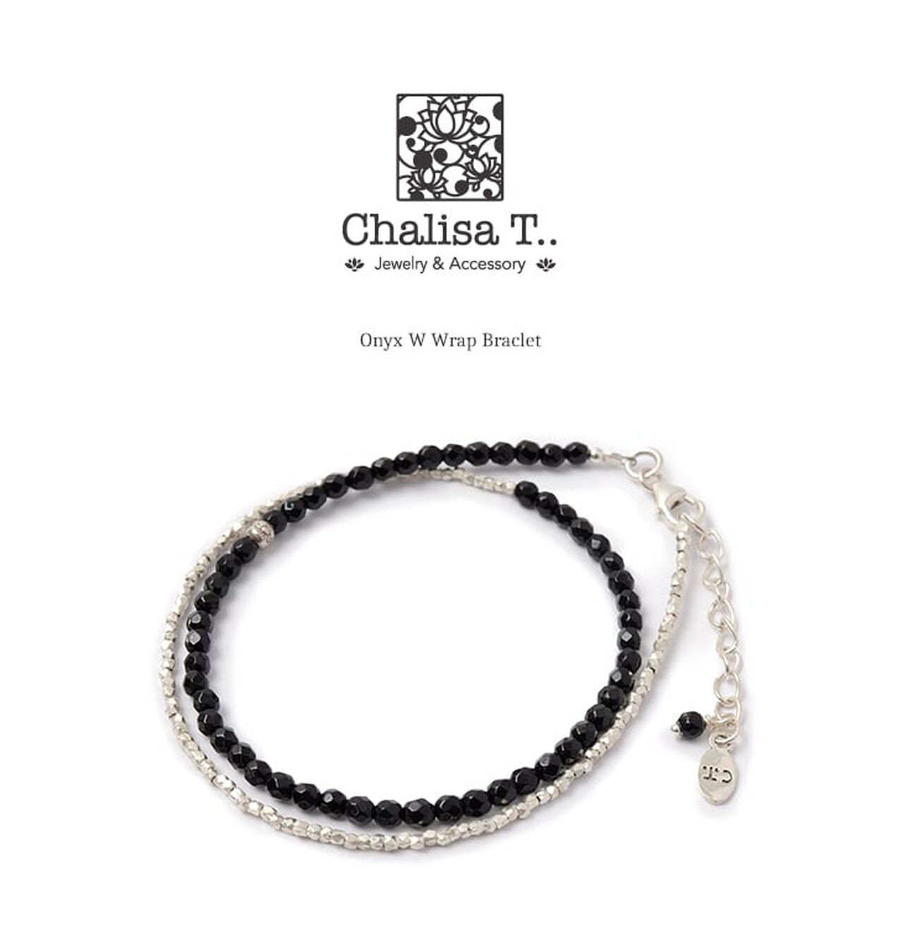 Onyx W-Wrap Bracelet,, large image number 1