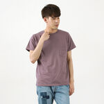 Special order LW processed crew neck pocket T-shirt,Purple, swatch