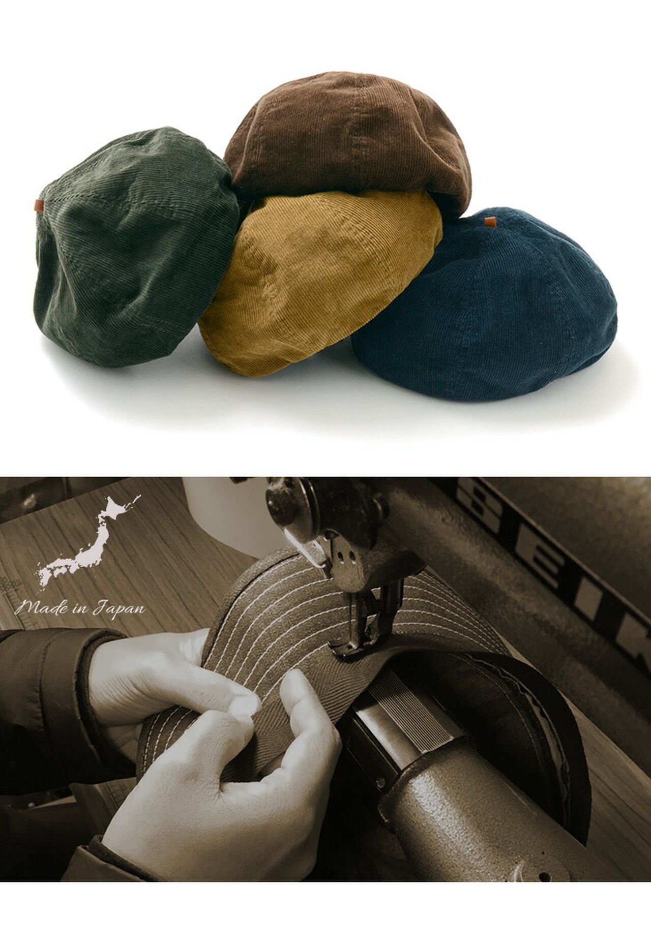 Corduroy beret,, large image number 6