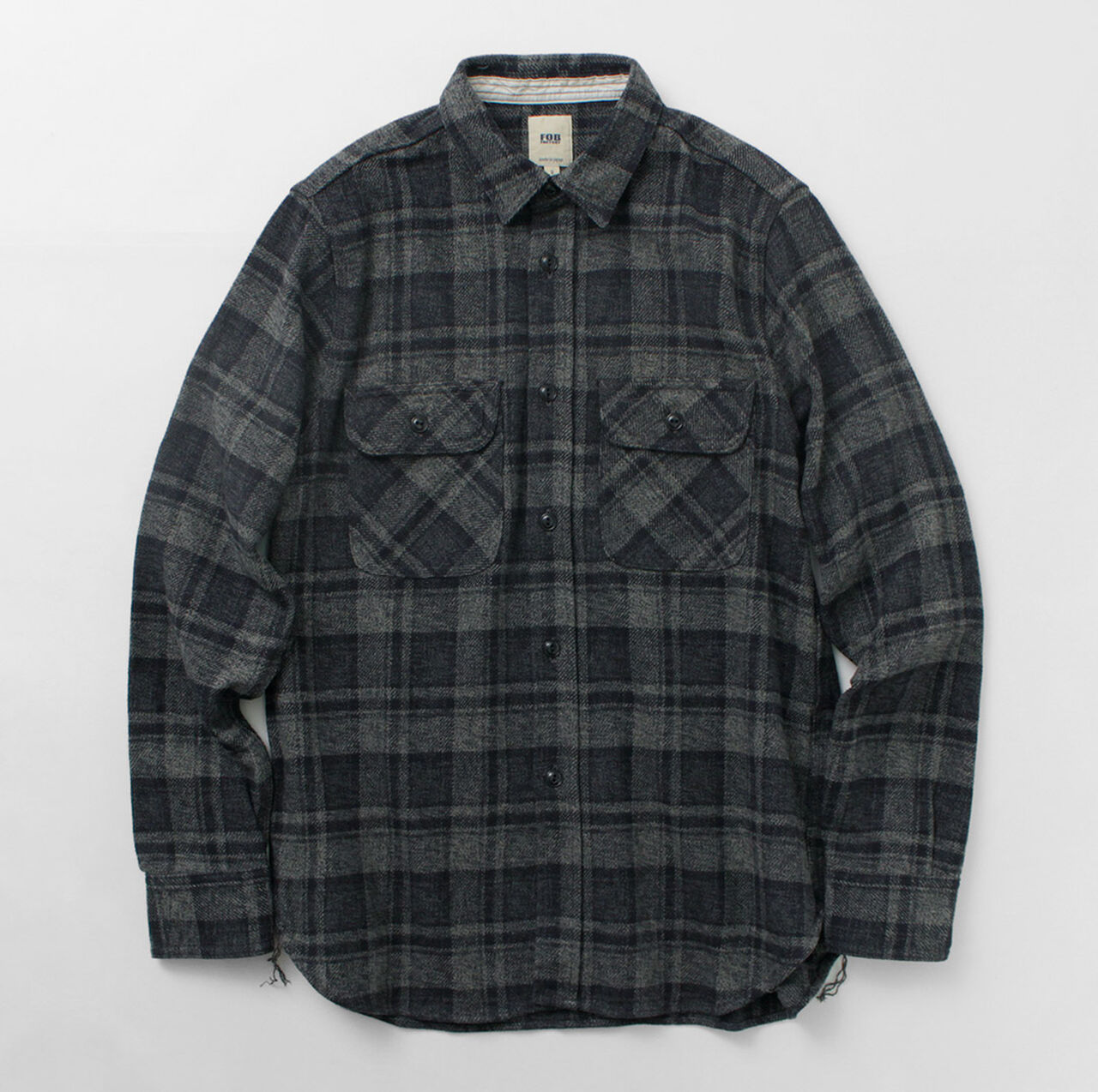 F3497 Nel check work shirt,, large image number 3