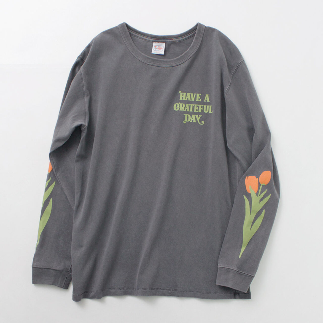 Special order Tulip & Logo Long Sleeve T-shirt,, large image number 0
