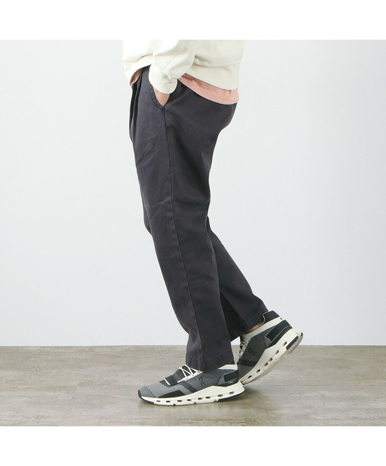 Chino 2-tuck pants,, large image number 5