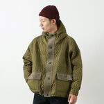 Waves Quilted Fishing Hoodie,Green, swatch