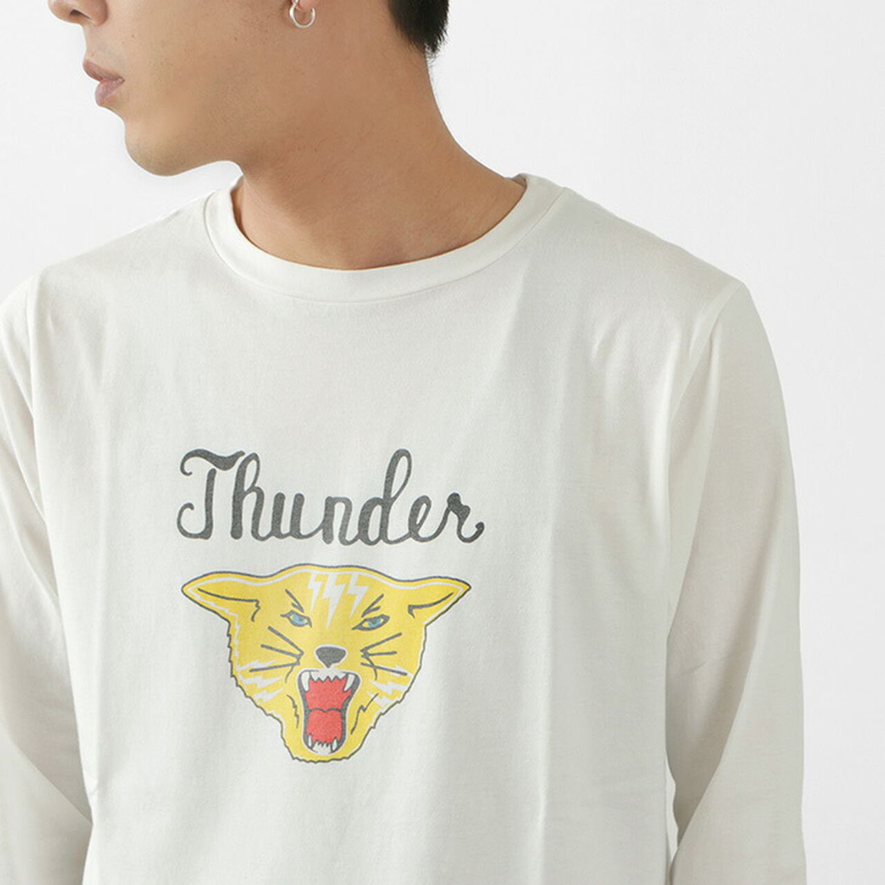 Special Order LW Process Print Long Sleeve T-Shirt (Thunder),, large image number 7