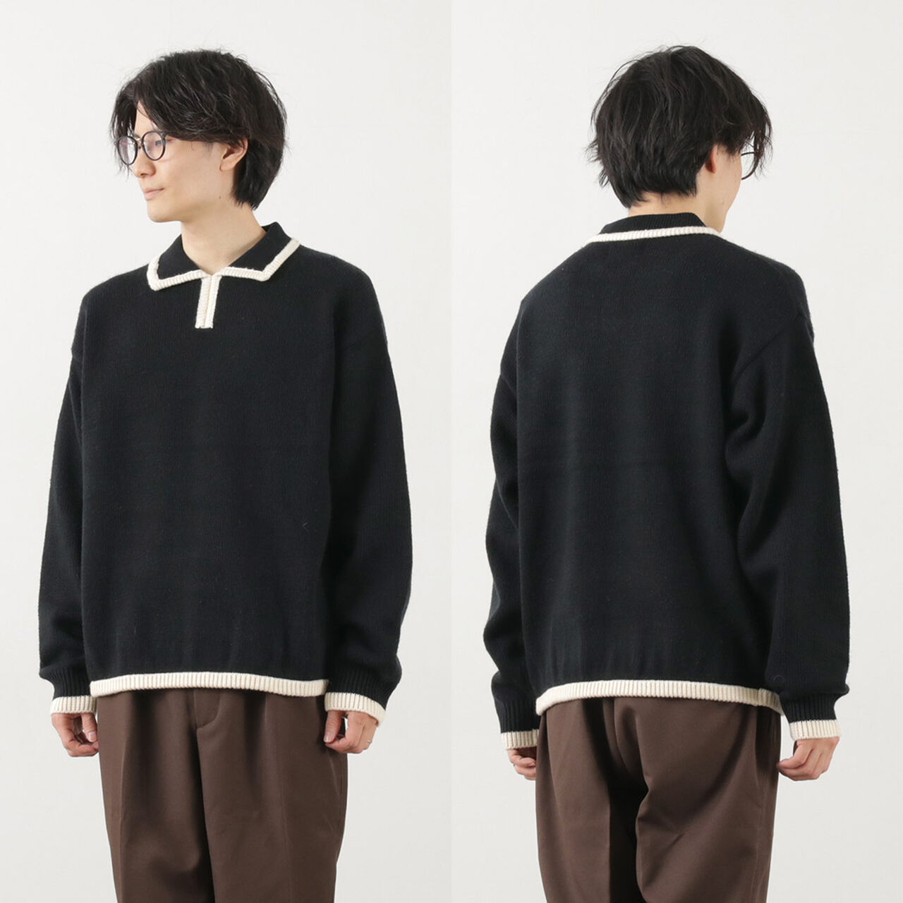Line Polo Knit,, large image number 10
