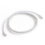 Silver Ball Beads Duo Bracelet,Grey, swatch