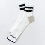O.S. Ribbed ankle socks,Black, swatch