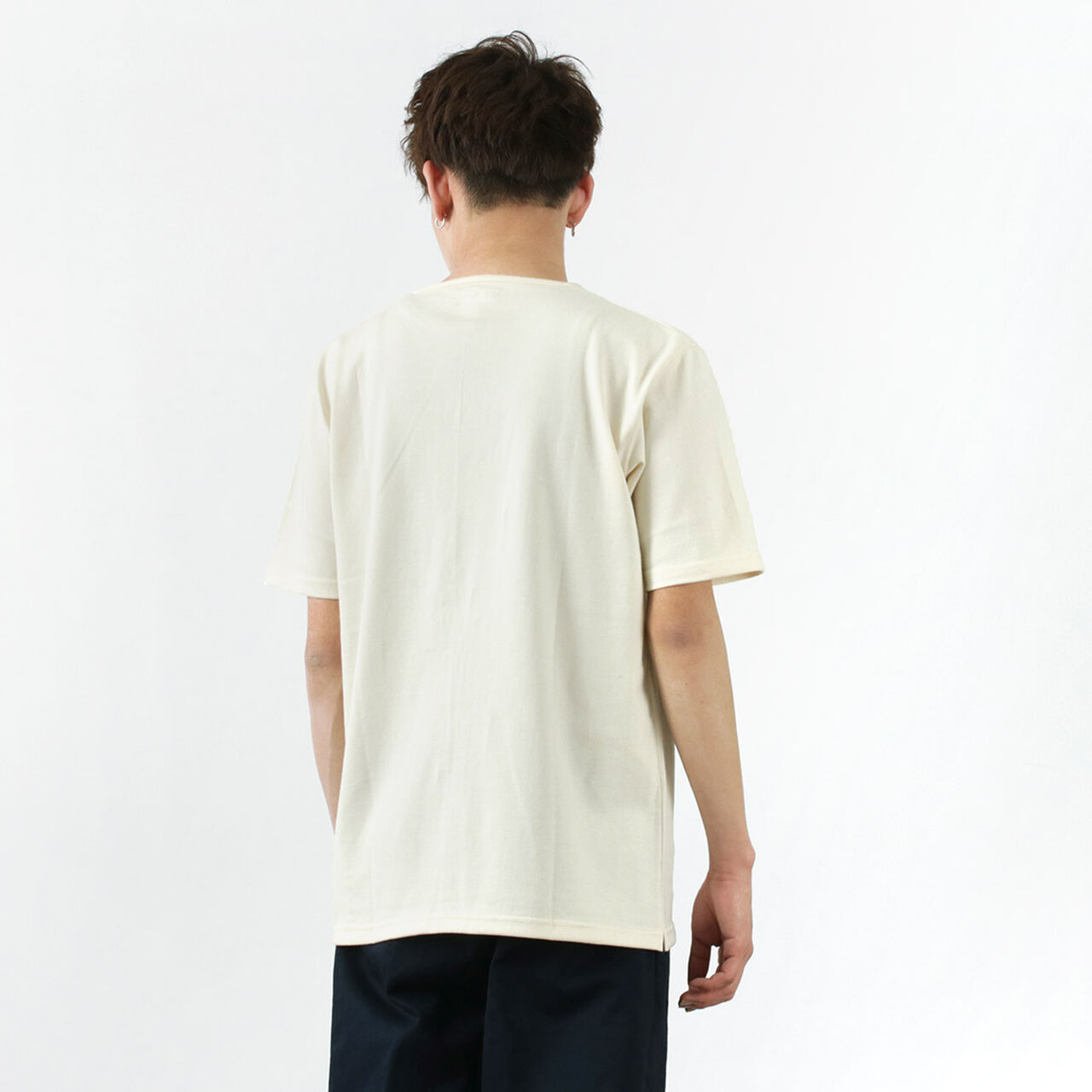 Summer Knit Henley Short Sleeve T-shirt,, large image number 12