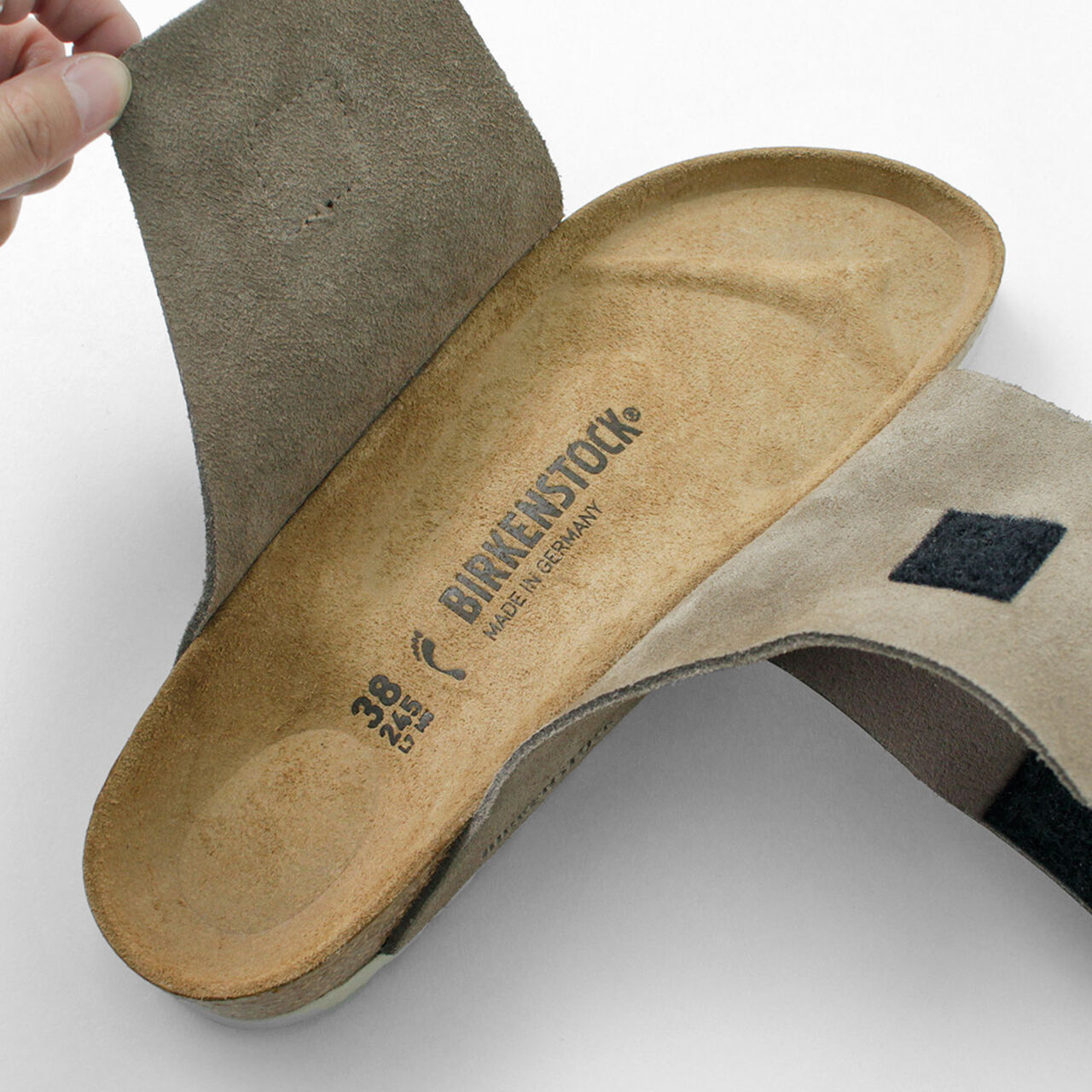 Kyoto Sandals Nubuck Leather Suede,, large image number 9