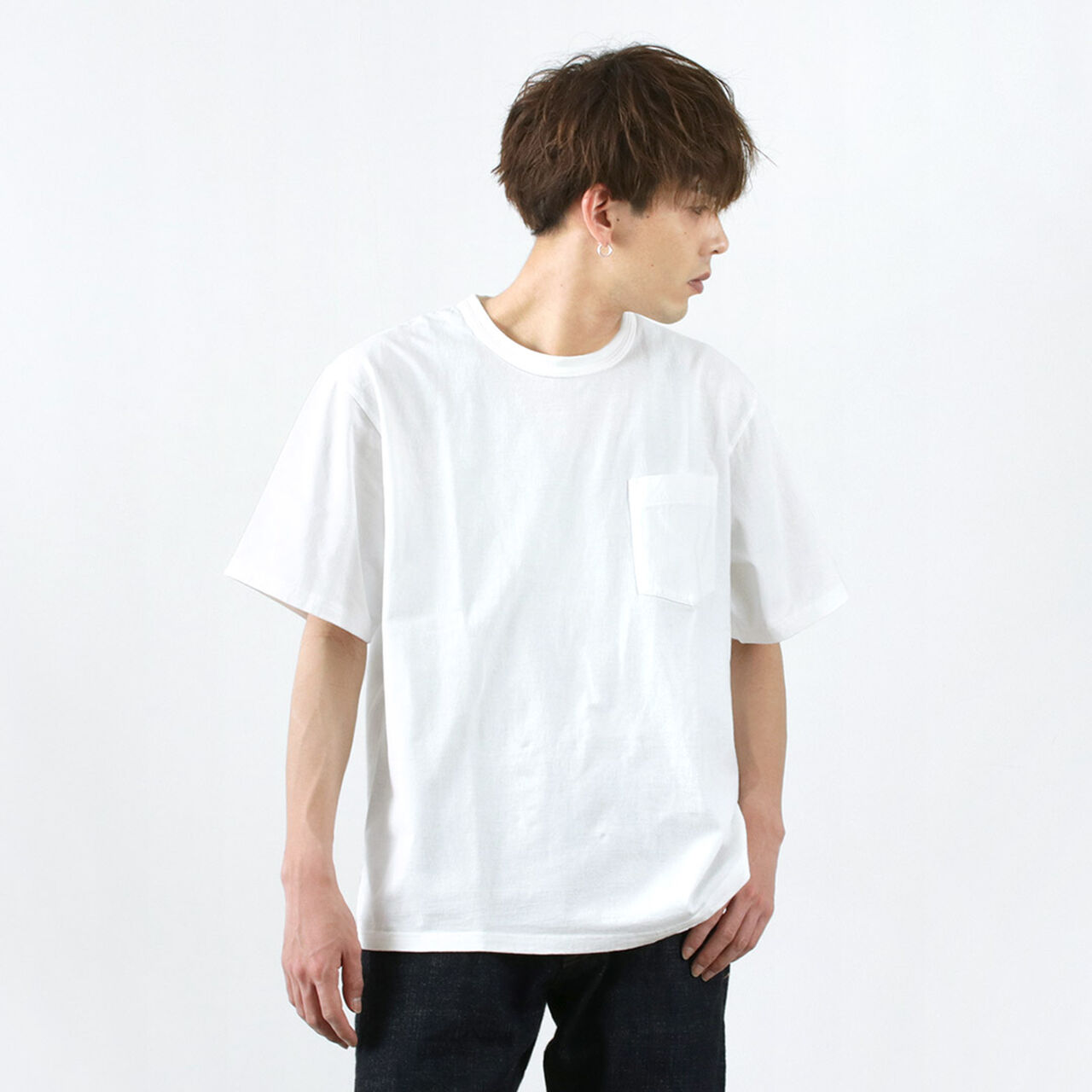 Tough Neck Short Sleeve T-Shirt,White, large image number 0