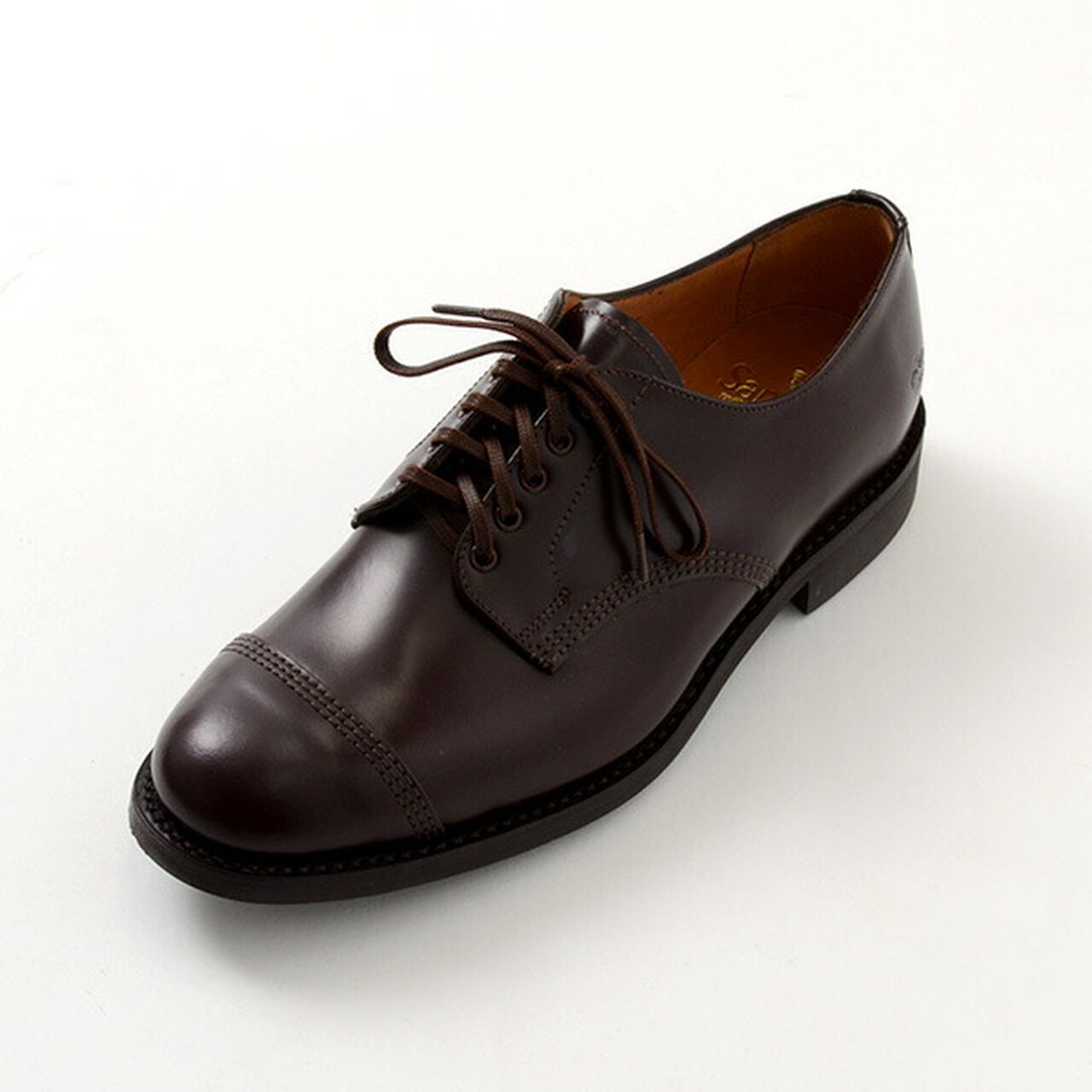 #1128 Military derby shoes,Burgundy, large image number 0