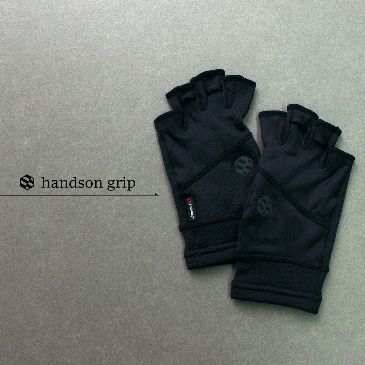 Hobo Half Finger Grid gloves,, large image number 3