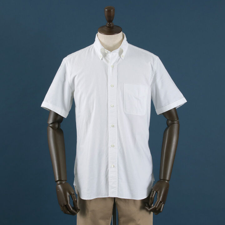 Premium Oxford Short Sleeve Button Down Shirt