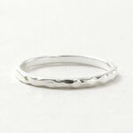 Extra Fine Silver Ring, Rough Surface,Silver, swatch