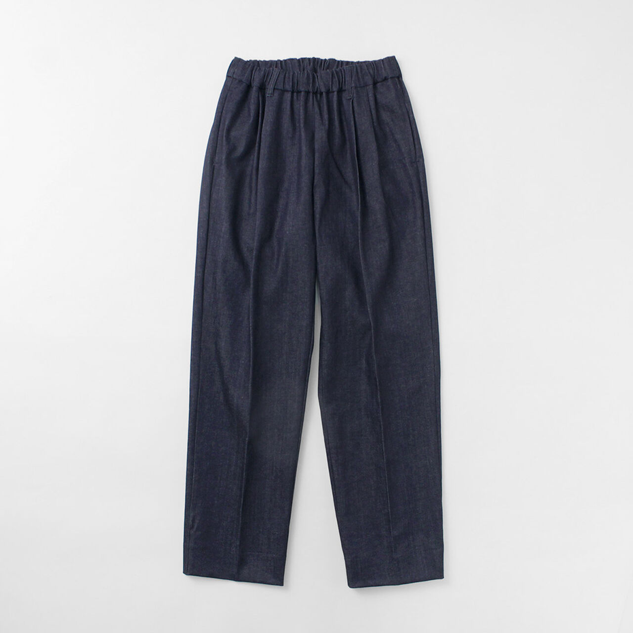Denim Wide Tuck Trousers,, large image number 3