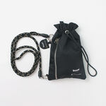 YOSEMITE STRAP×master-piece Drawstring & Mobile Strap,Black, swatch