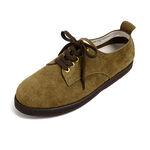 Riesel / Suede Leather Shoes,Khaki, swatch