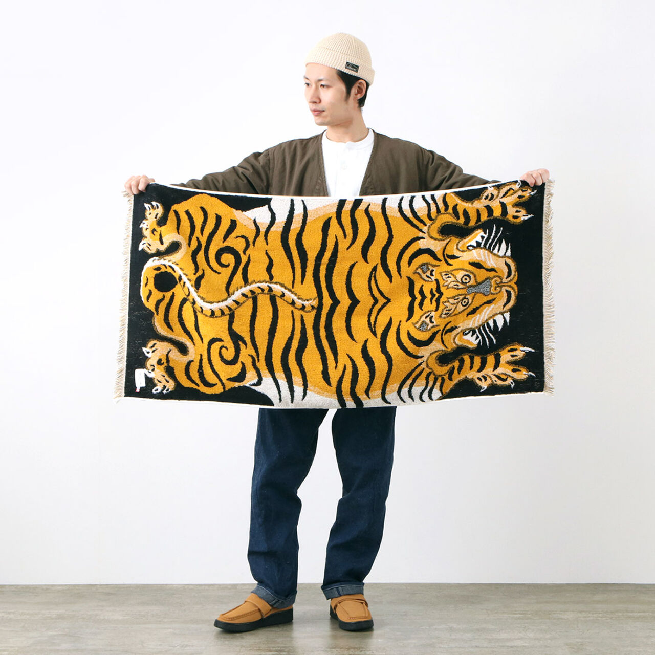 Tibetan Tiger blanket Towel,, large image number 6