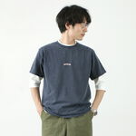 good on arch logo embroidered T-shirt,Navy, swatch
