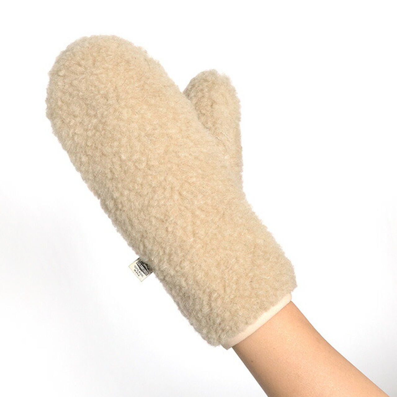 Boa Wool Gloves,Beige, large image number 0