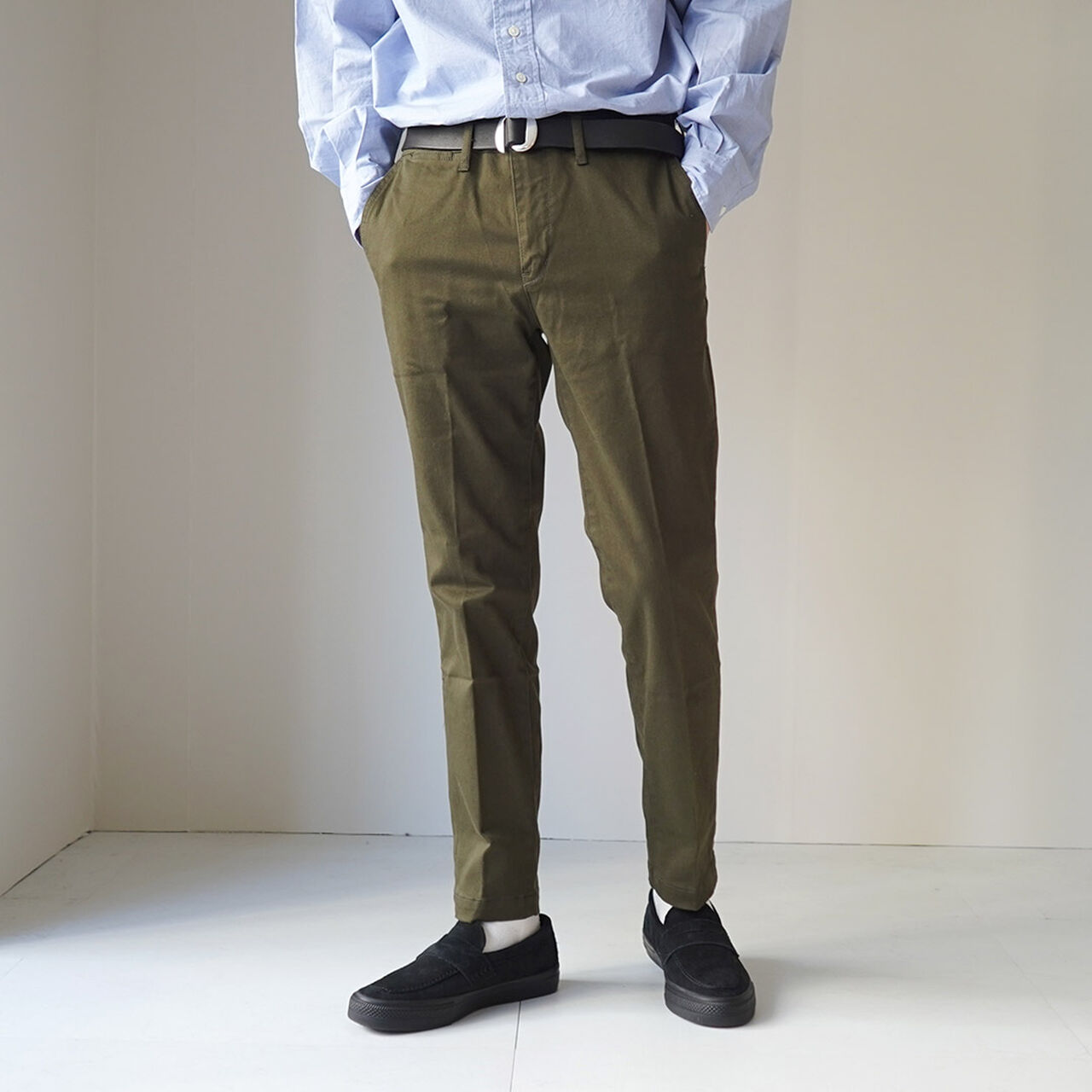 Special order RJB4600 Officer tapered trousers,Olive, large image number 0