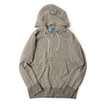 GOBW-502P Raglan Zip Hooded Sweatshirt,Grey, swatch