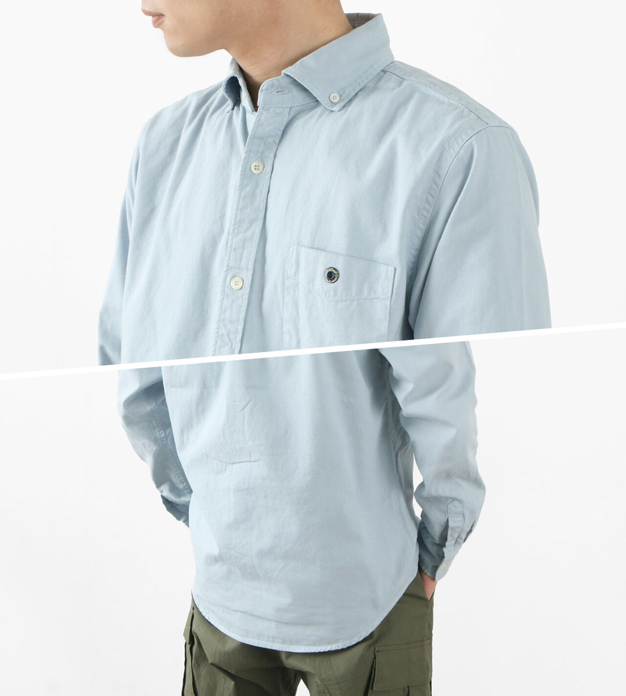 Colour Special Order Ox Long Sleeve Button Down Shirt,, large image number 10