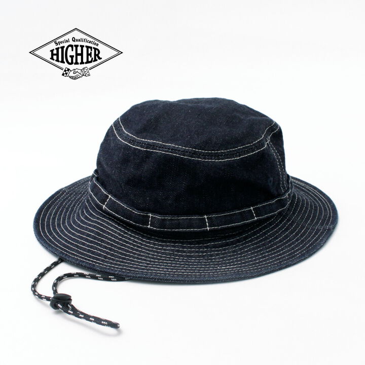 Denim field hat