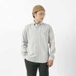 Colour Special Order Ox Long Sleeve Button Down Shirt,Grey, swatch