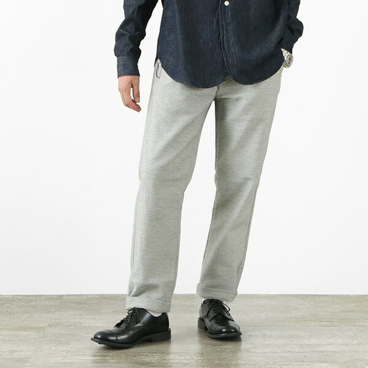 F0505 onoa trousers,Indigo, large image number 0