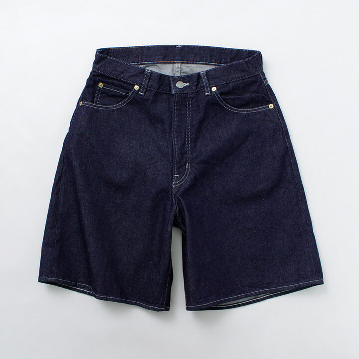12.5oz open-end yarn 5 pocket flared shorts