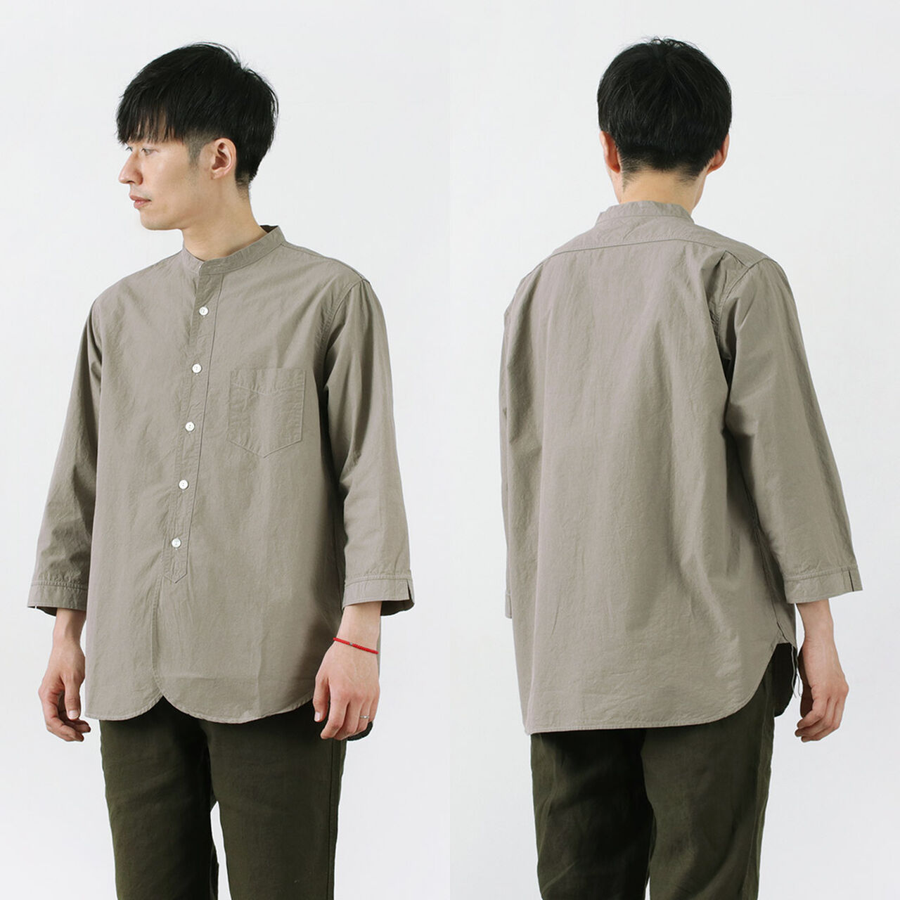 Special order FRC006 military dump band collar shirt,, large image number 9