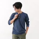 BR-3044 Small Knitted Henley Neck L/S T-shirt,Navy, swatch