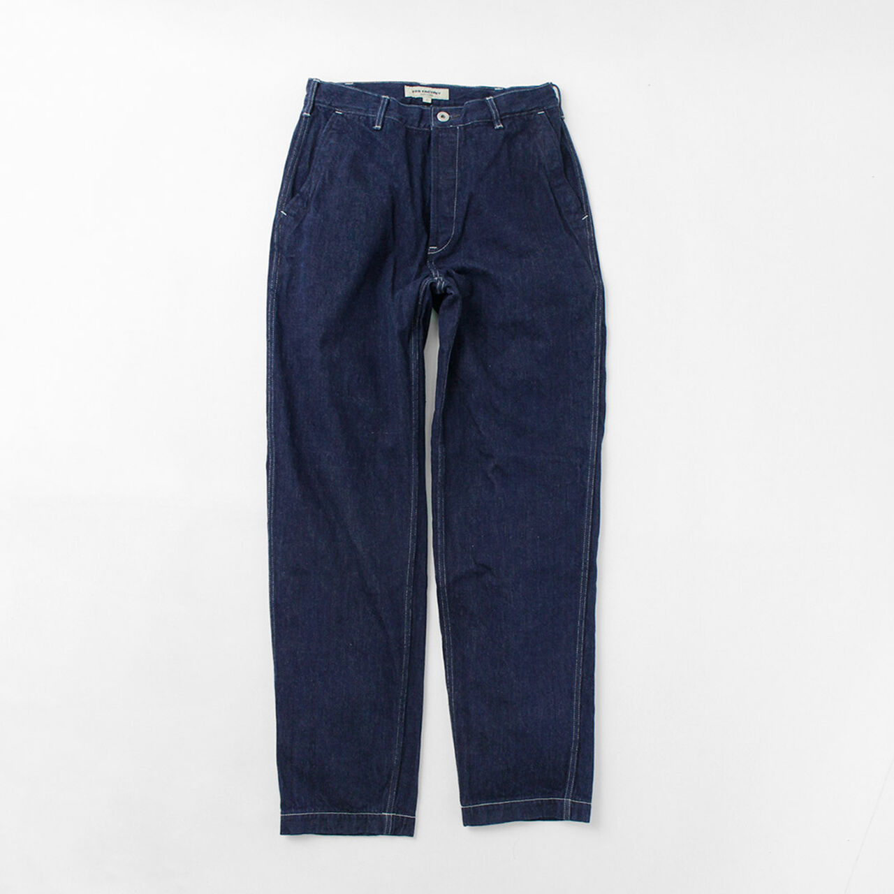 F0511 WW2 denim deck trousers, one wash,, large image number 1