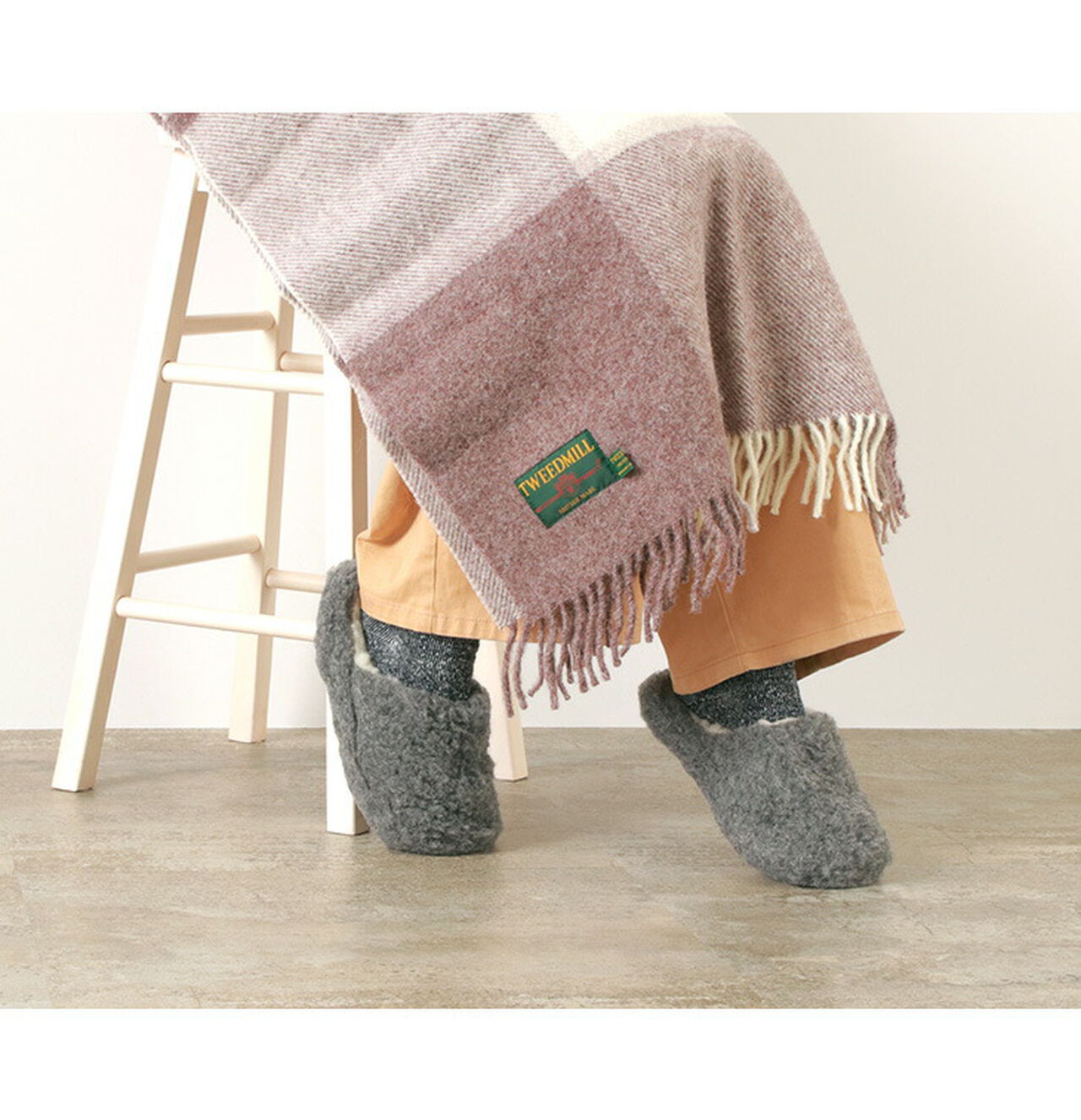Boa Wool Basic Slippers,, large image number 11