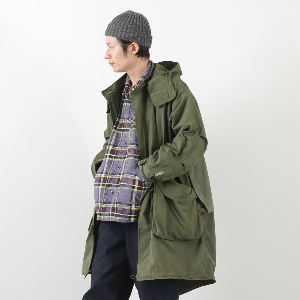 Componentise Military Coat,Olive, large image number 0