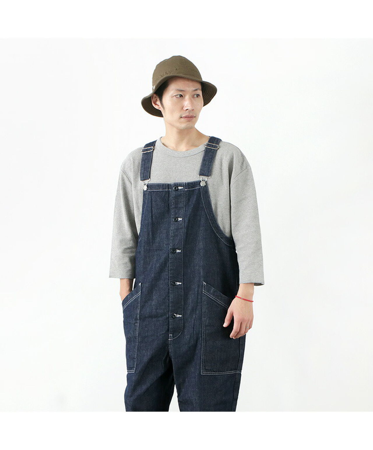 Overalls / 10oz Non-Faded Denim,, large image number 5