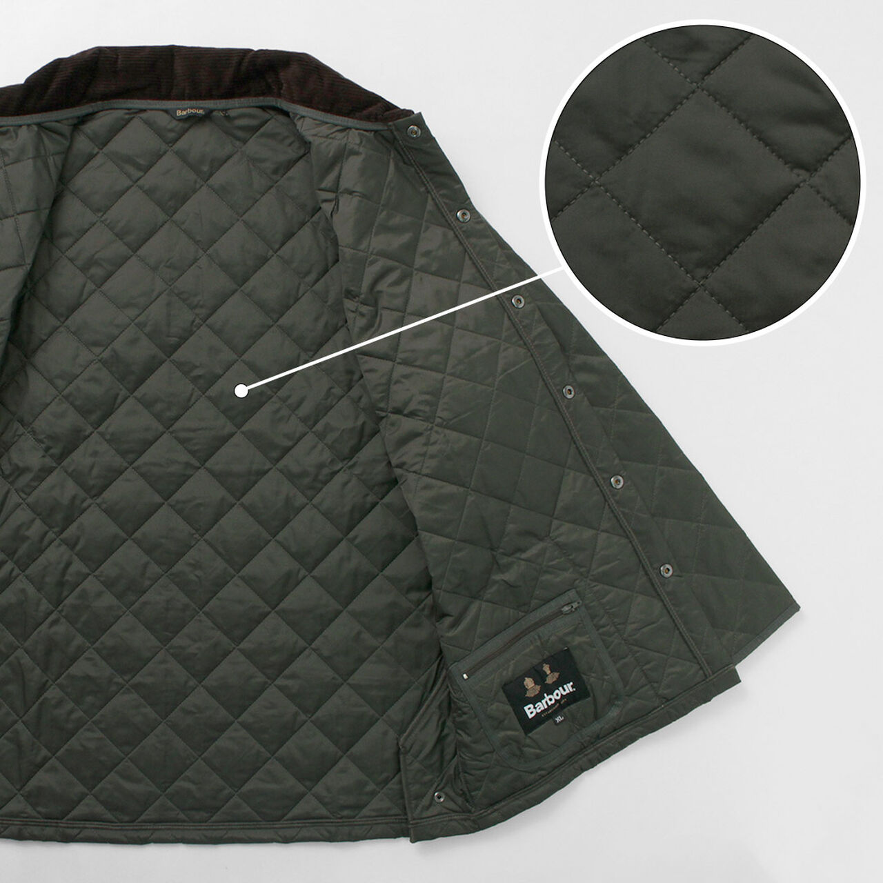 Liddedale SL nylon quilt jacket,, large image number 7