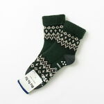 R1260 Comfy Room Socks "Nordic",Green, swatch