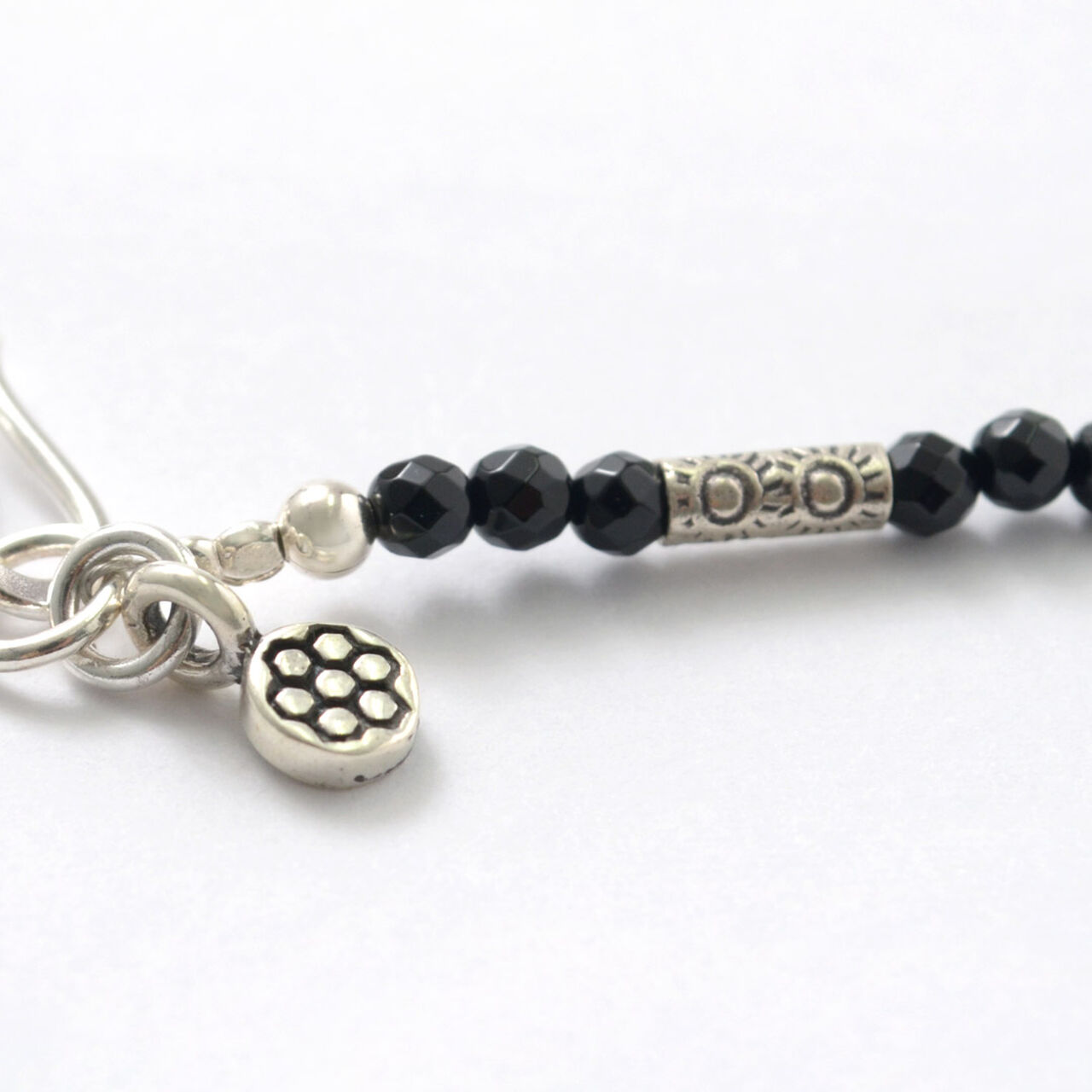 Black onyx bead necklace,, large image number 5