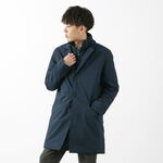 Helmut Recycled Synthetic Down Chester Coat,BlueBlack, swatch