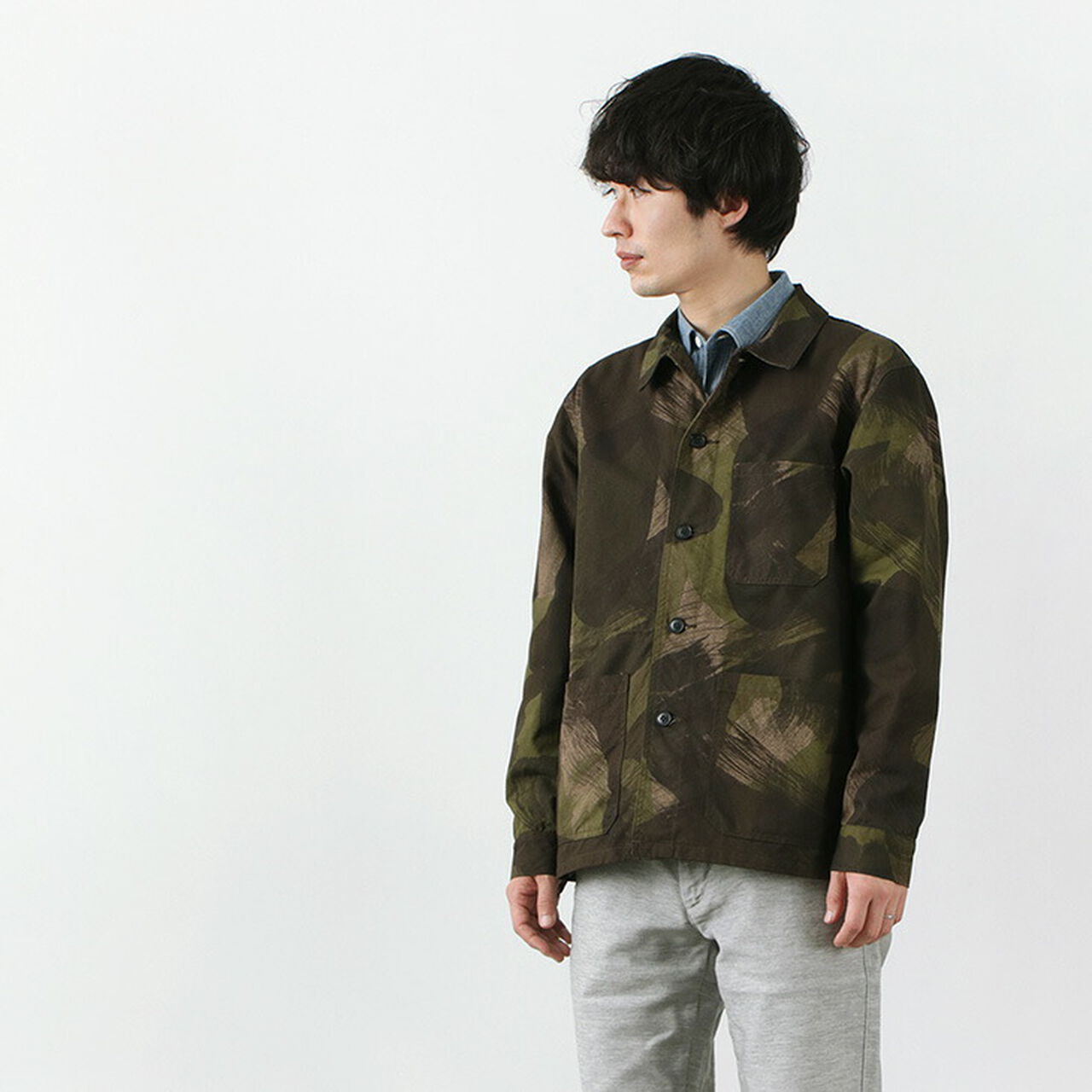 FRC003 Special order Camo French Shirt Jacket,, large image number 5